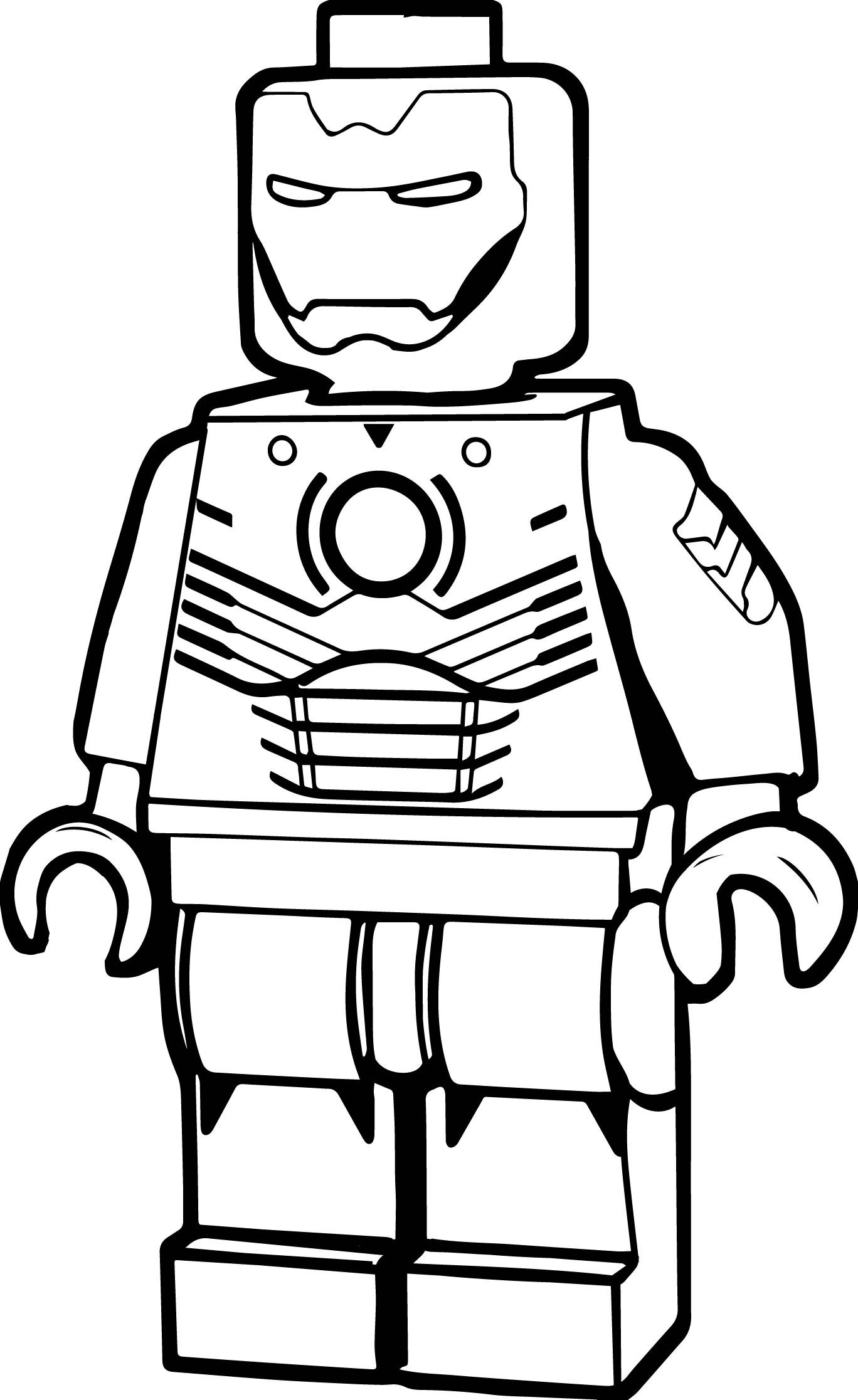 Lego People Coloring Pages