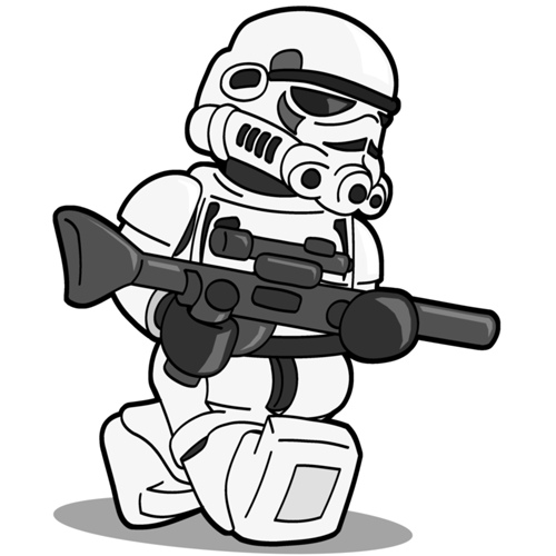 lego stormtrooper st patricks day