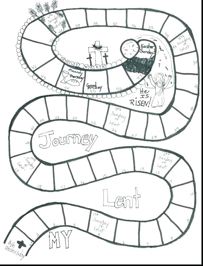 Lent Printable Coloring Pages at Free printable