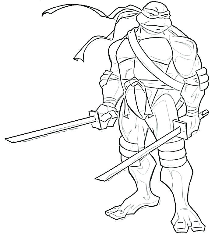 Leonardo Tmnt Coloring Pages at Free