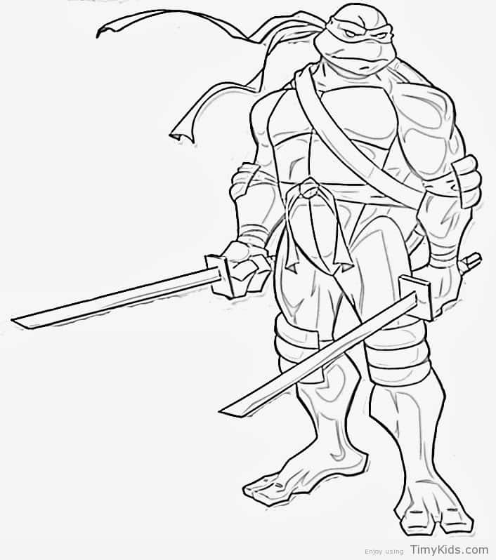 Leonardo Tmnt Coloring Pages at GetColorings.com | Free printable