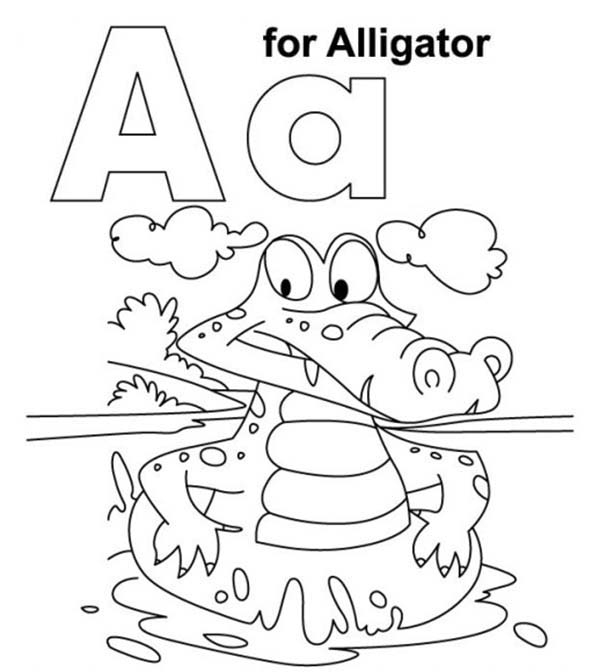 Letter A Coloring Pages at GetColorings.com | Free printable colorings