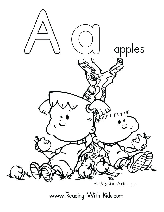 Letter A Coloring Pages at GetColorings.com | Free printable colorings