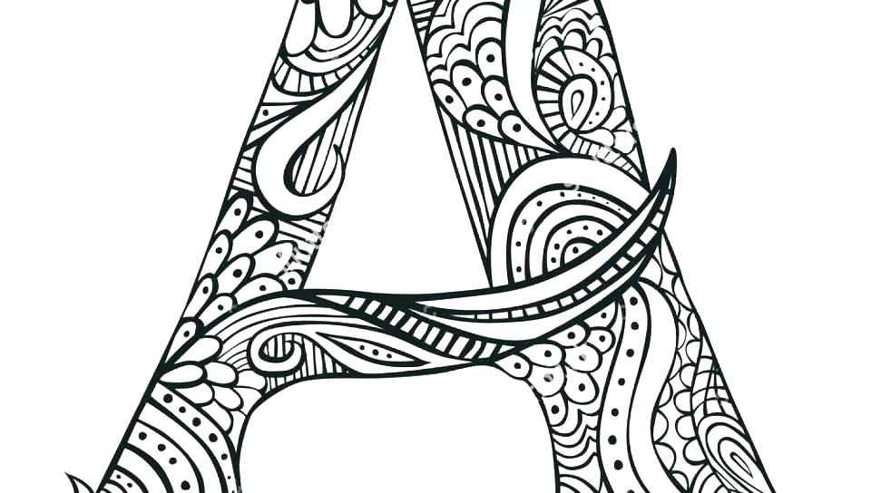 Letter A Coloring Pages at GetColorings.com | Free printable colorings