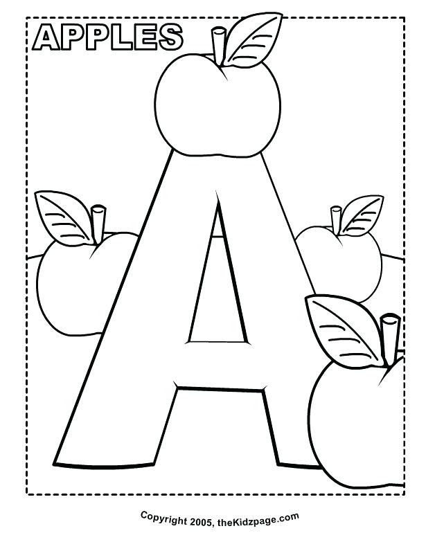 Letter A Coloring Pages For Toddlers at GetColorings.com | Free