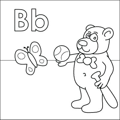 Letter B Coloring Pages For Toddlers At GetColorings.com | Free ...