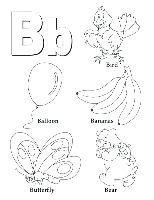 Letter F Coloring Pages For Preschoolers at GetColorings.com  Free