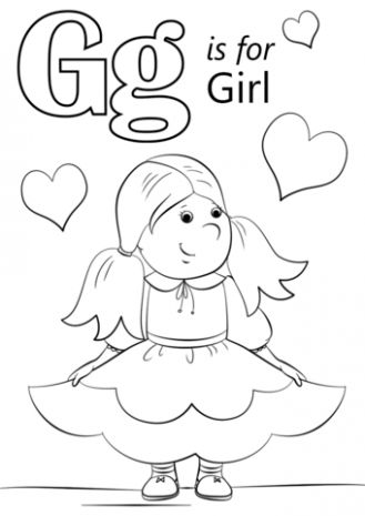 Letter G Coloring Pages Preschool at GetColorings.com | Free printable