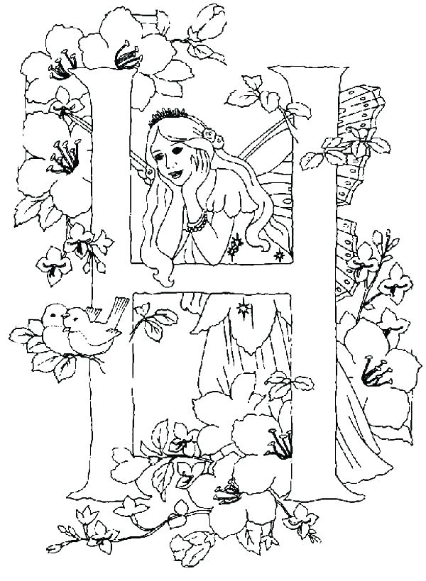 Letter H Coloring Pages at GetColorings.com | Free printable colorings