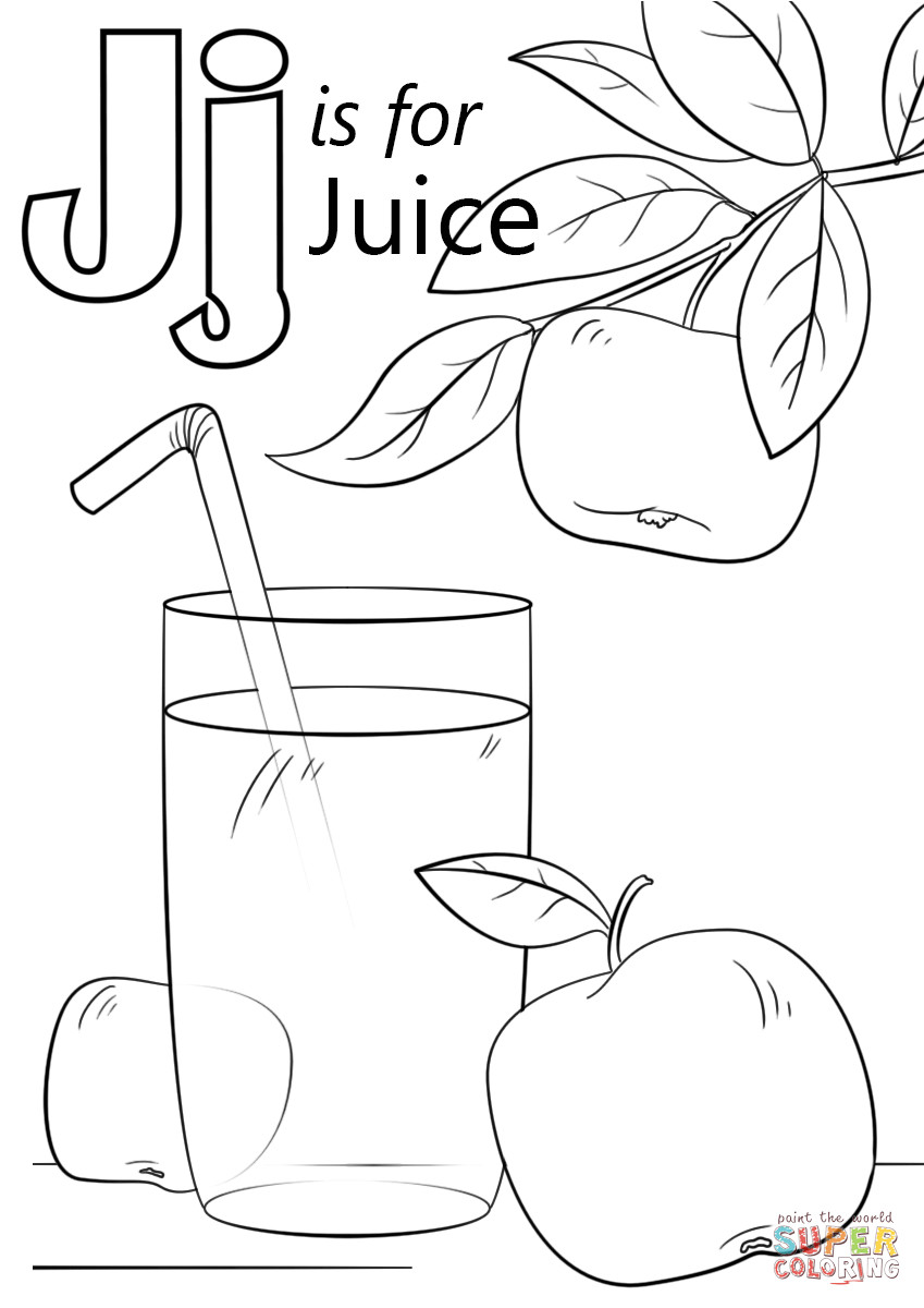 Letter J Coloring Page At GetColorings Free Printable Colorings 