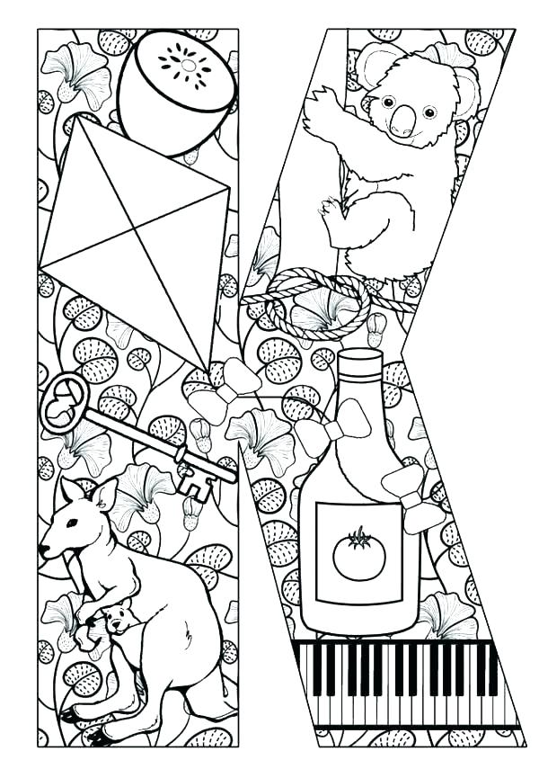 Letter K Coloring Page at GetColorings.com | Free printable colorings
