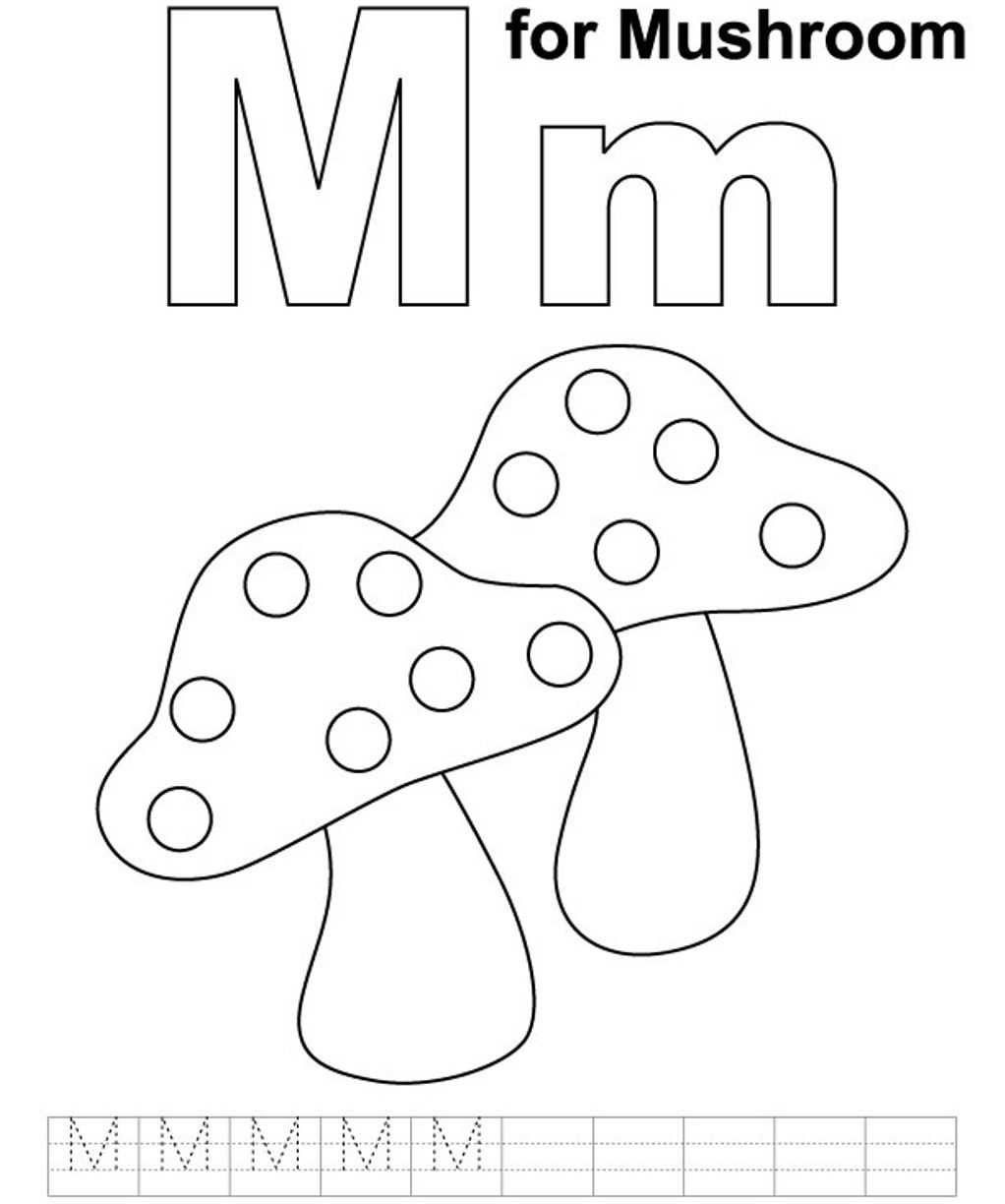 Letter M Coloring Page at GetColorings.com | Free printable colorings