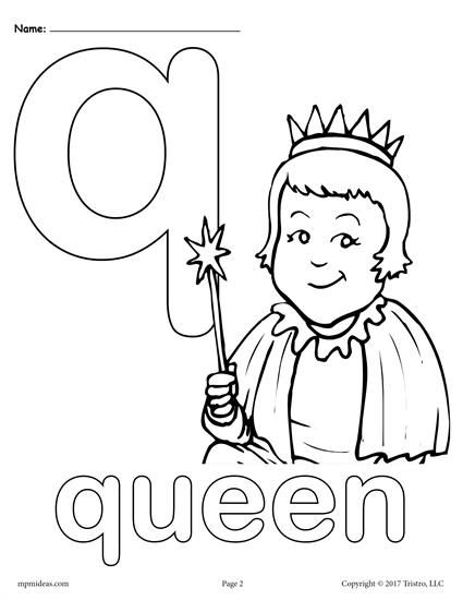 Letter Q Coloring Pages At Free Printable Colorings Pages To Print And Color 