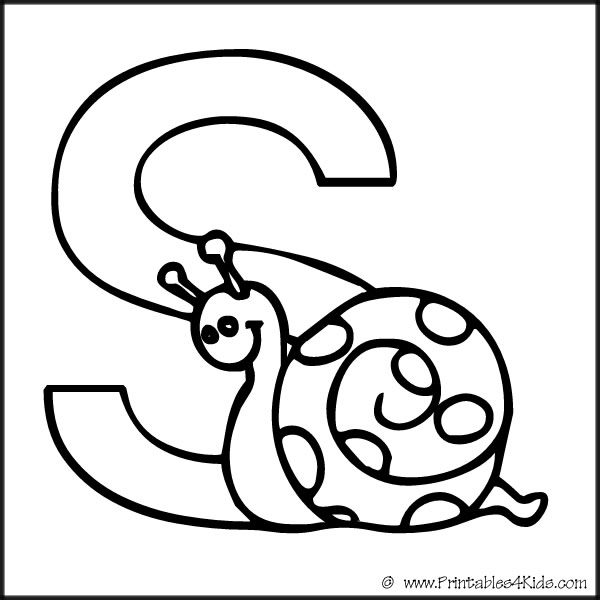 Letter S Coloring Pages Preschool At GetColorings.com | Free Printable ...