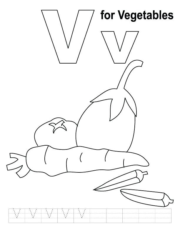 Letter V Coloring Pages Preschool At GetColorings Free Printable 