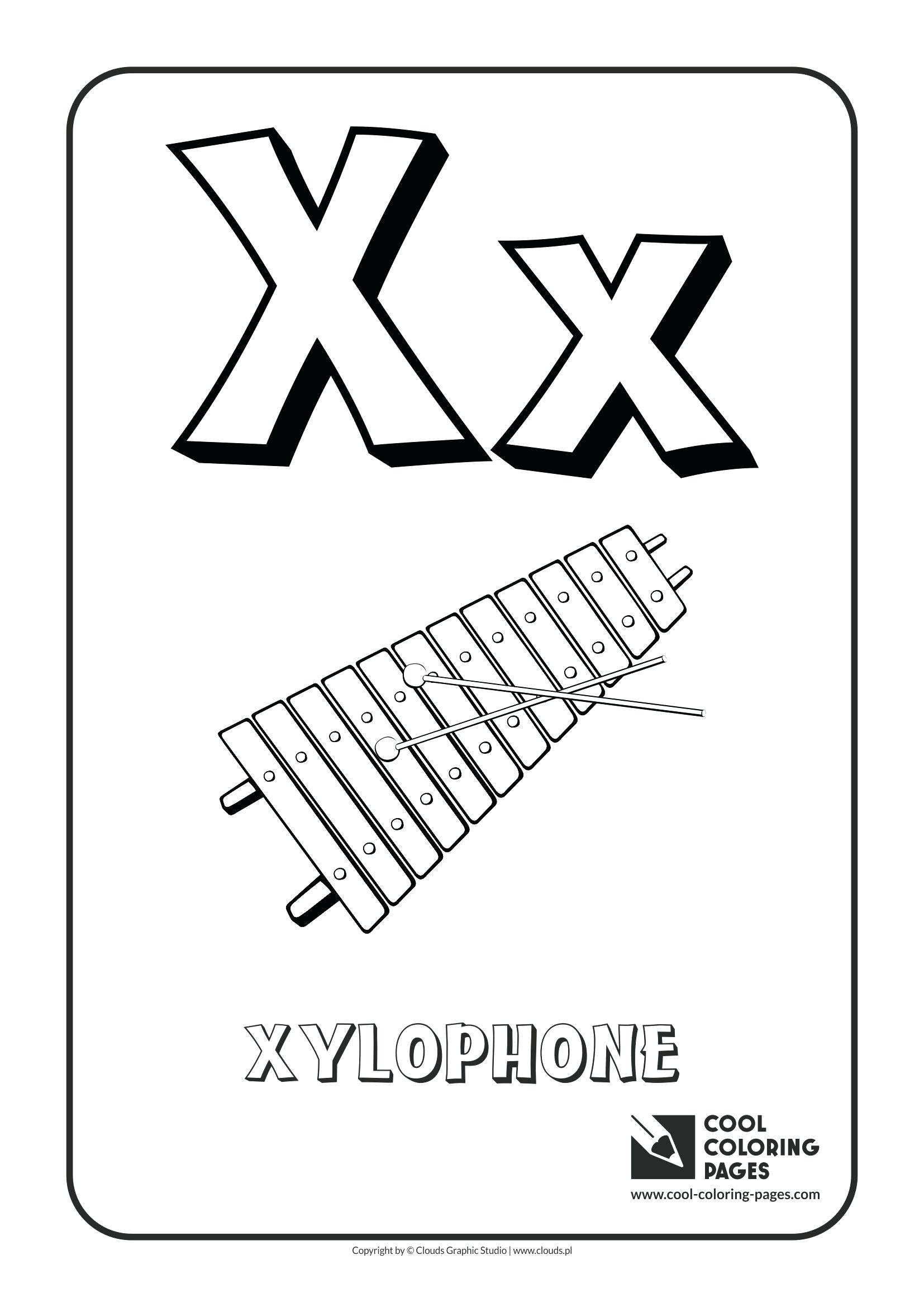 Letter X Coloring Pages At GetColorings Free Printable Colorings 