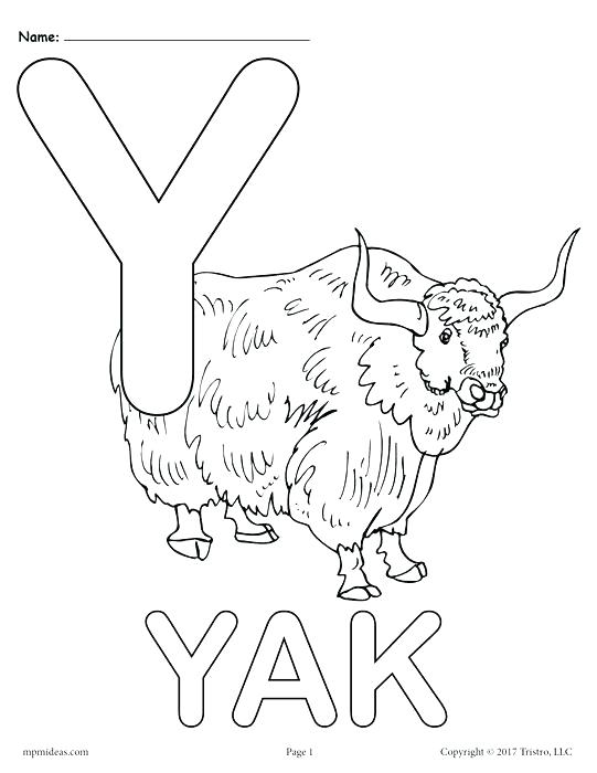 Letter Y Coloring Pages at GetColorings.com | Free printable colorings