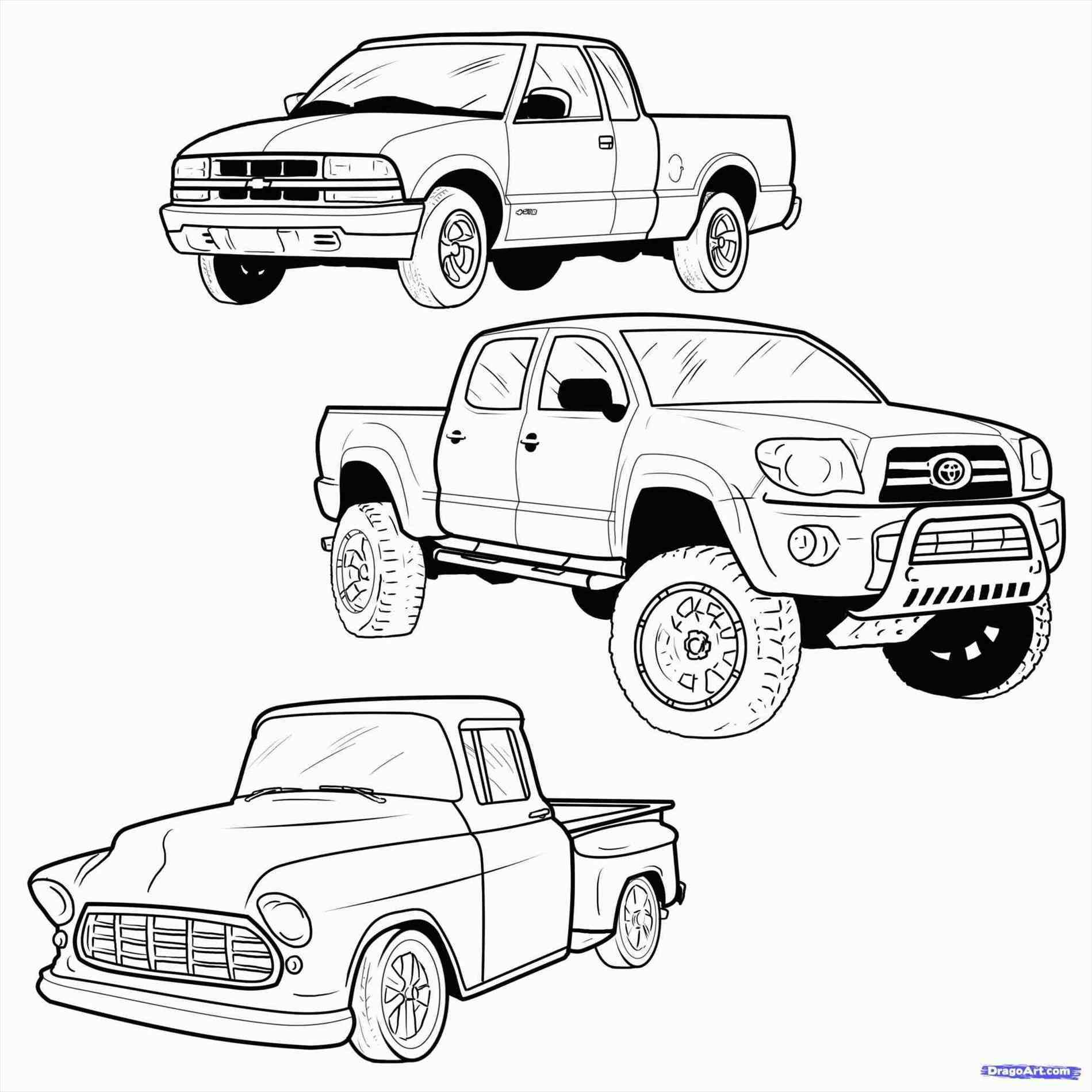 Lifted Truck Coloring Pages At Getcolorings.com | Free Printable