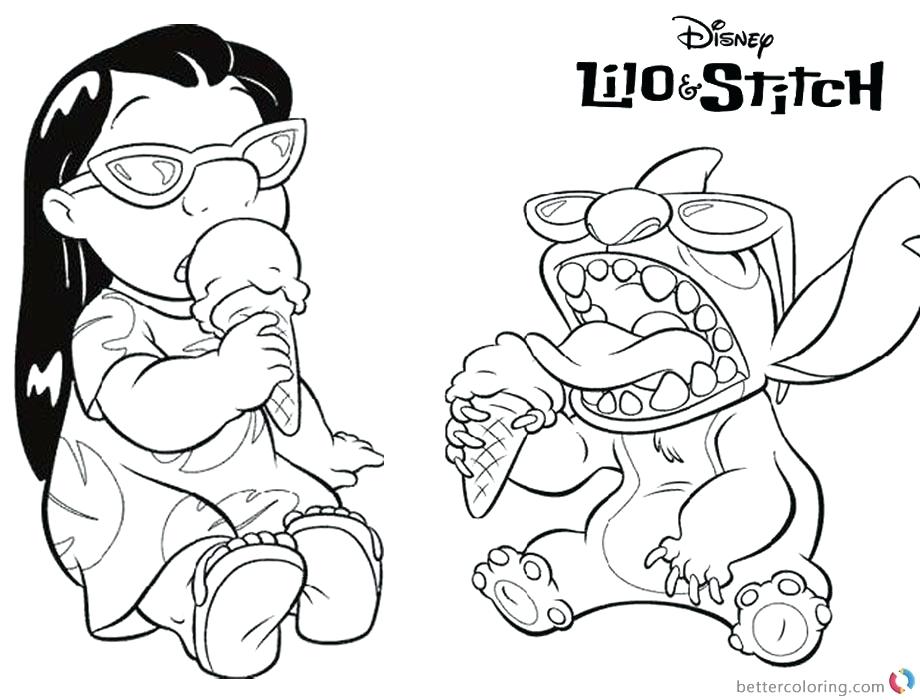 Lilo And Stitch Coloring Pages At GetColorings Free Printable 