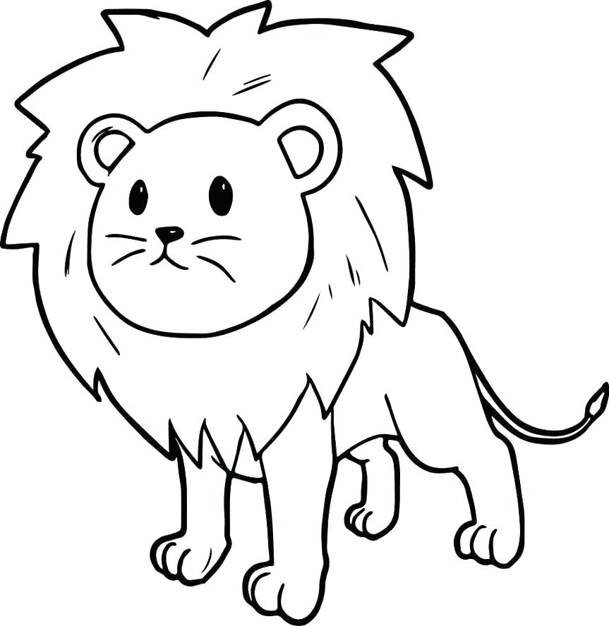 Lion And Lamb Coloring Page at GetColorings.com | Free printable