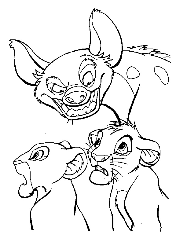 Lion King Hyena Coloring Pages at GetColorings.com | Free printable