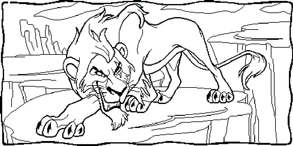 Lion King Scar Coloring Pages At GetColorings Free Printable 