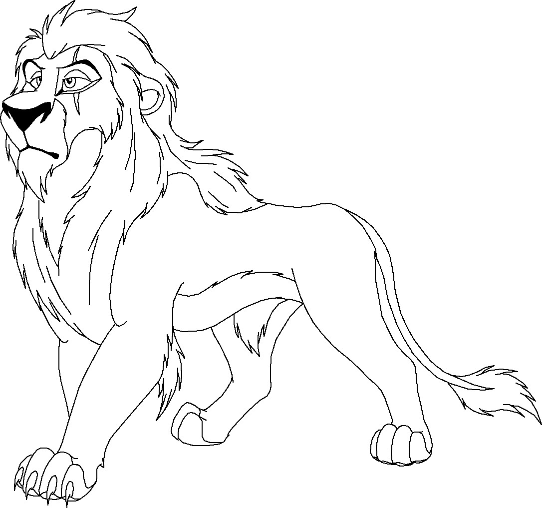 Lion King Scar Coloring Pages at GetColorings.com | Free printable