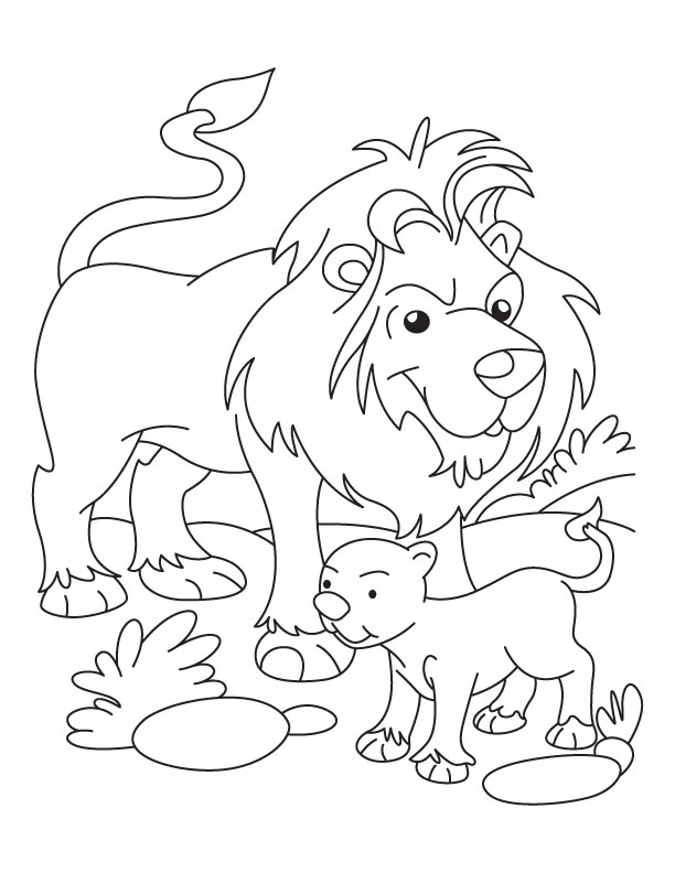 Printable Lion And Lamb Alexandra Bejah