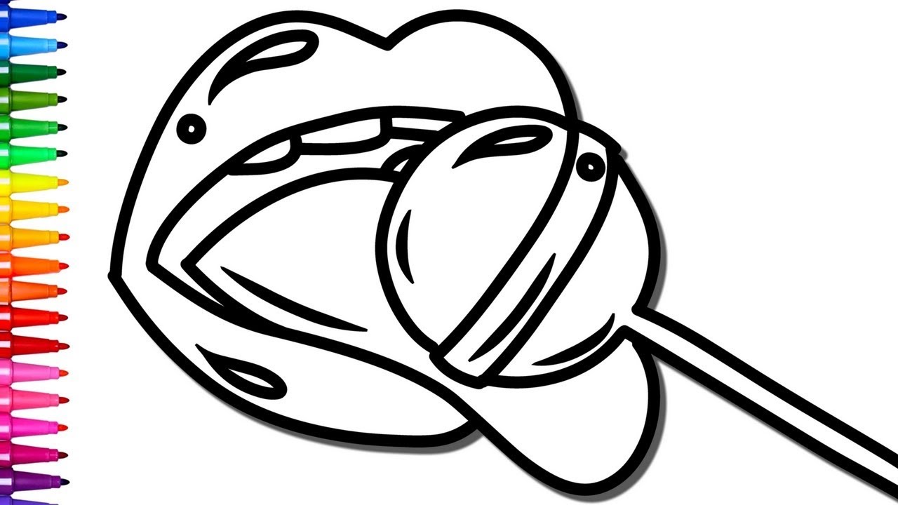 Lips Coloring Page at GetColorings.com | Free printable colorings pages