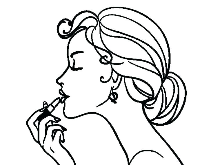 Lipstick Coloring Pages at GetColorings.com | Free printable colorings