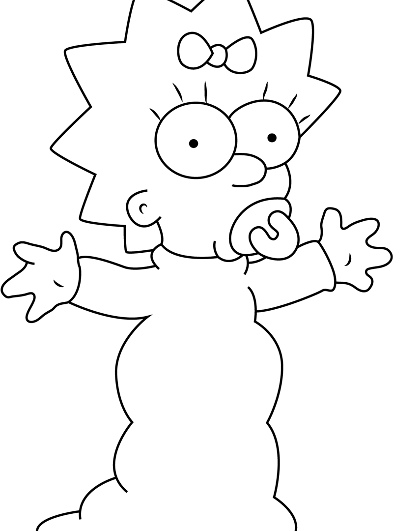 Lisa Simpson Coloring Pages at GetColorings.com | Free printable