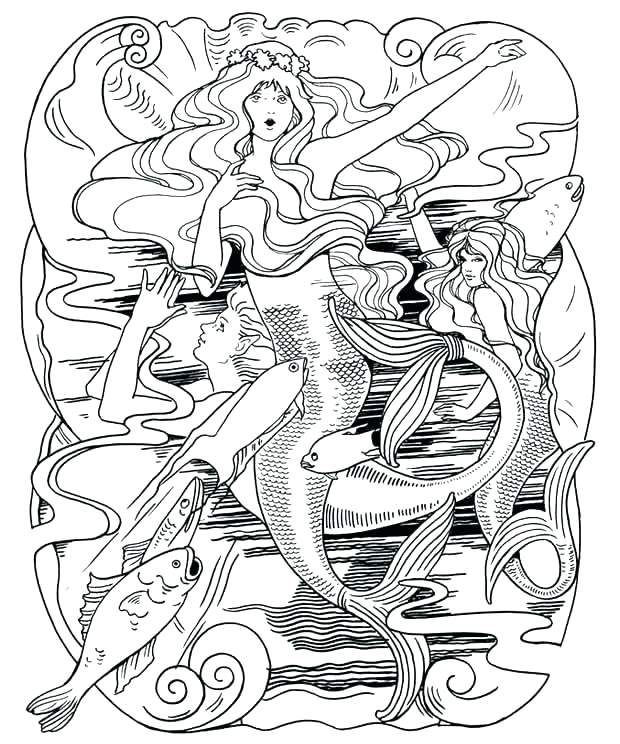 Little Mermaid 2 Coloring Pages at GetColorings.com | Free printable
