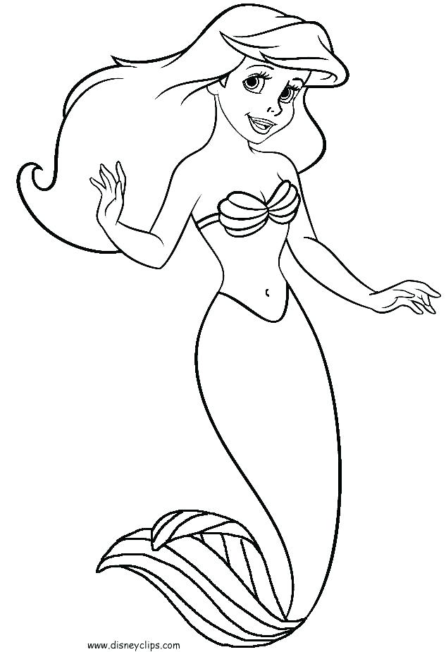 Little Mermaid Coloring Pages at GetColorings.com | Free printable