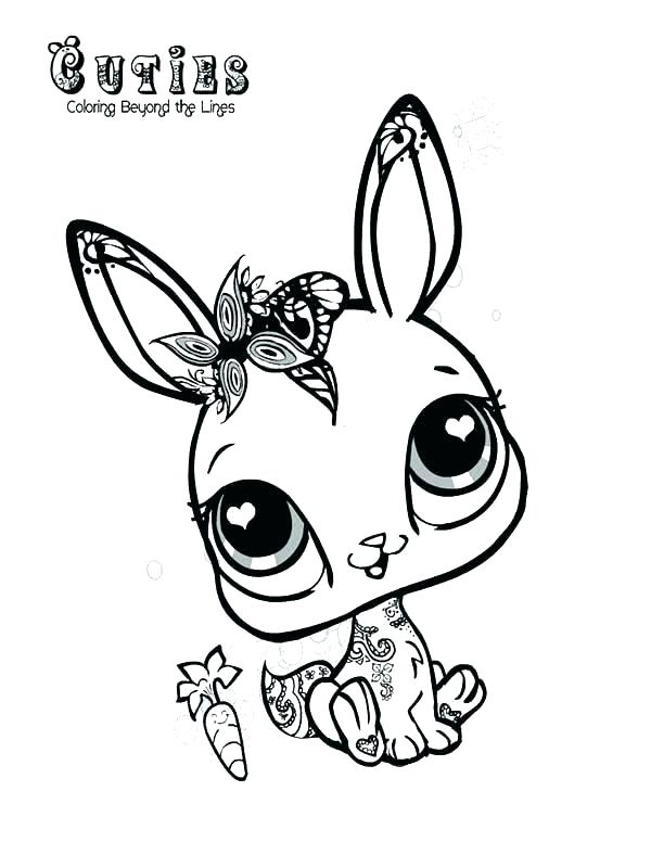Littlest Pet Shop Bunny Coloring Pages at GetColorings.com | Free