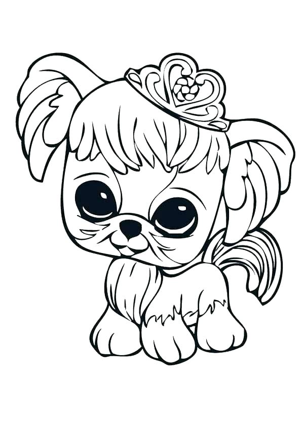 Littlest Pet Shop Coloring Pages Dog at GetColorings.com | Free