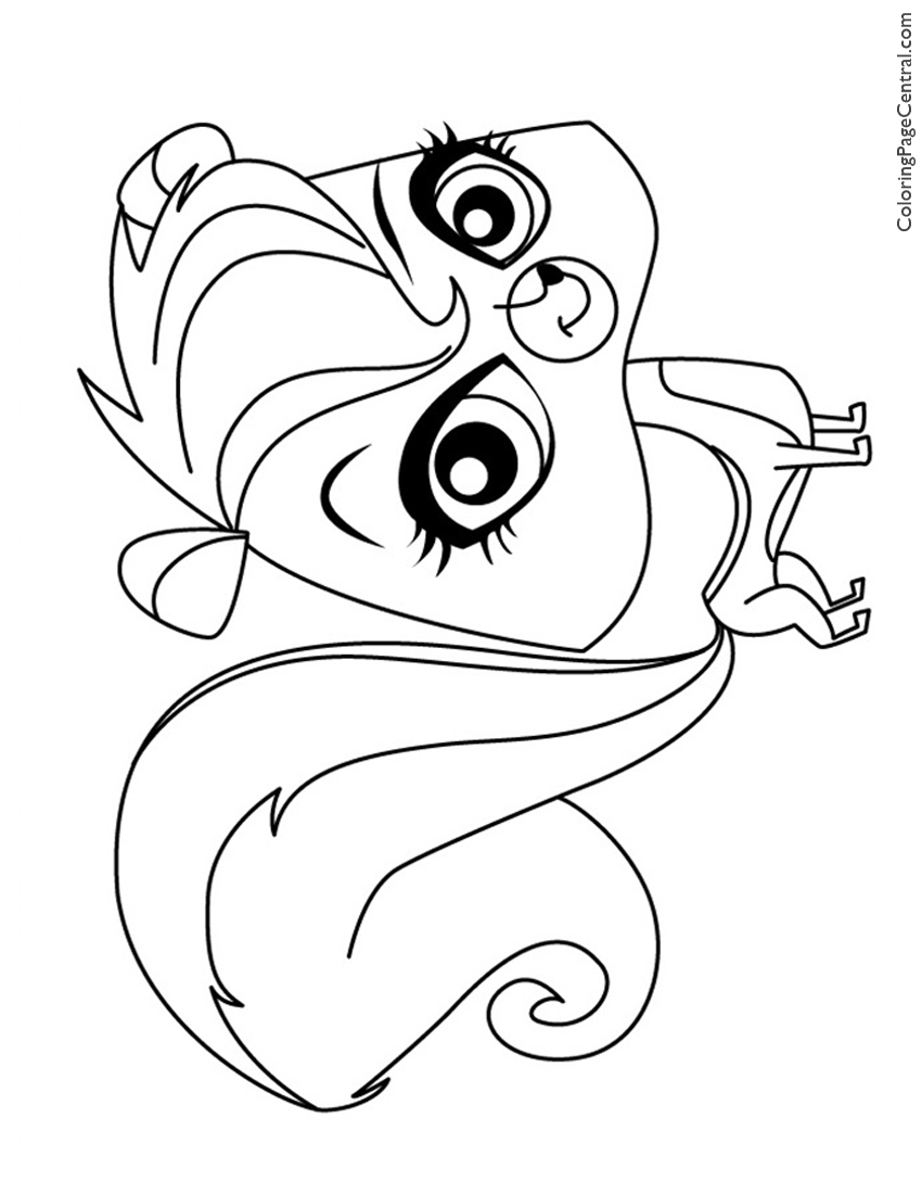 Littlest Pet Shop Coloring Pages Zoe at GetColorings.com | Free