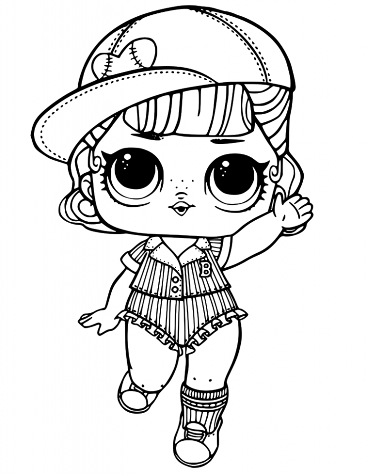 Lol Dolls Coloring Pages at Free printable colorings