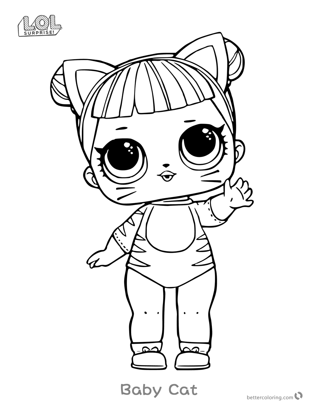 Lol Surprise Doll Coloring Pages at GetColorings.com | Free printable