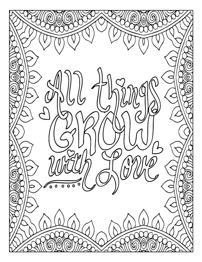 Love Quotes Coloring Pages at GetColorings.com | Free ...
