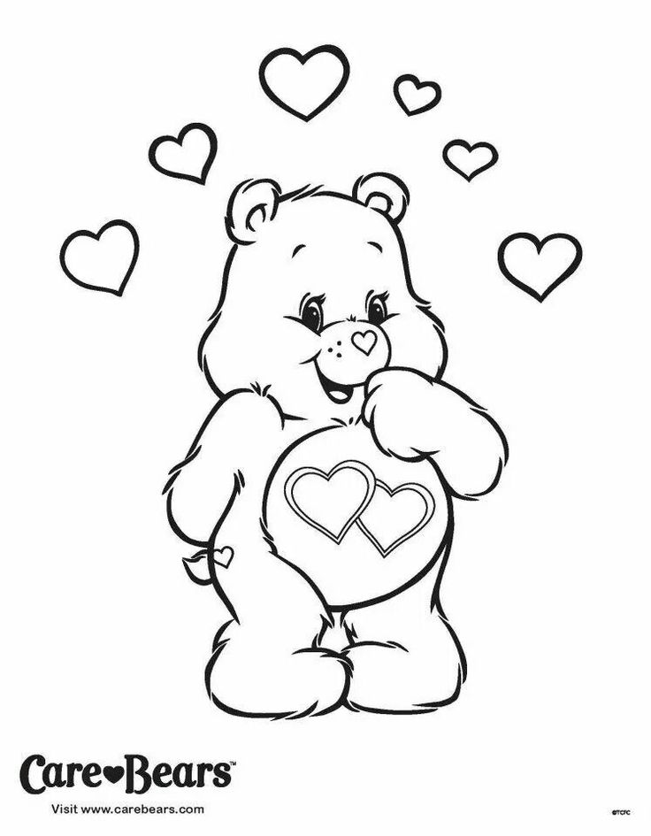 Lucky Care Bear Coloring Pages At GetColorings Free Printable 