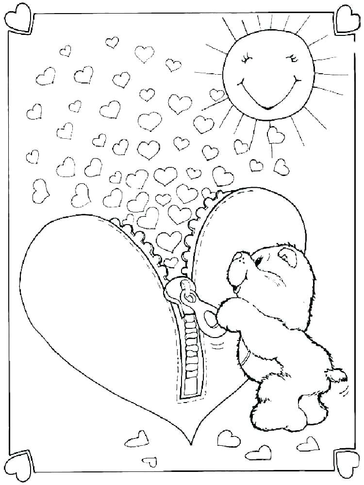 Lucky Care Bear Coloring Pages at GetColorings.com | Free printable