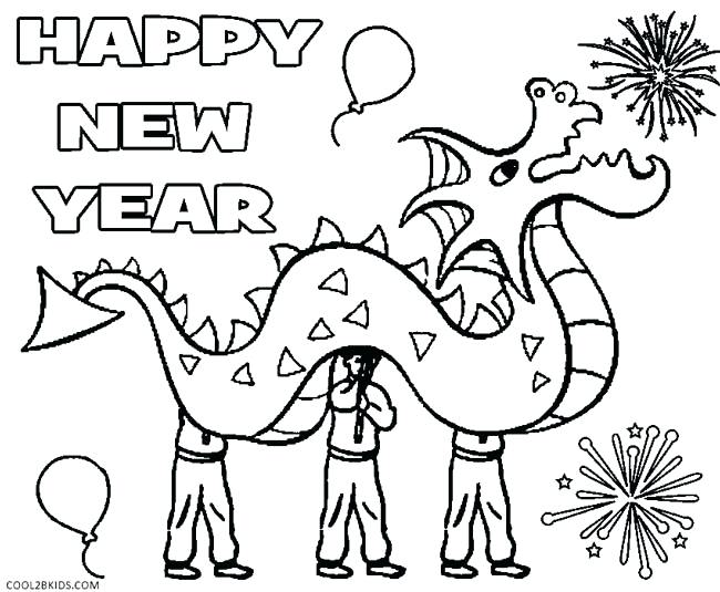 Lunar New Year Coloring Pages At GetColorings Free Printable
