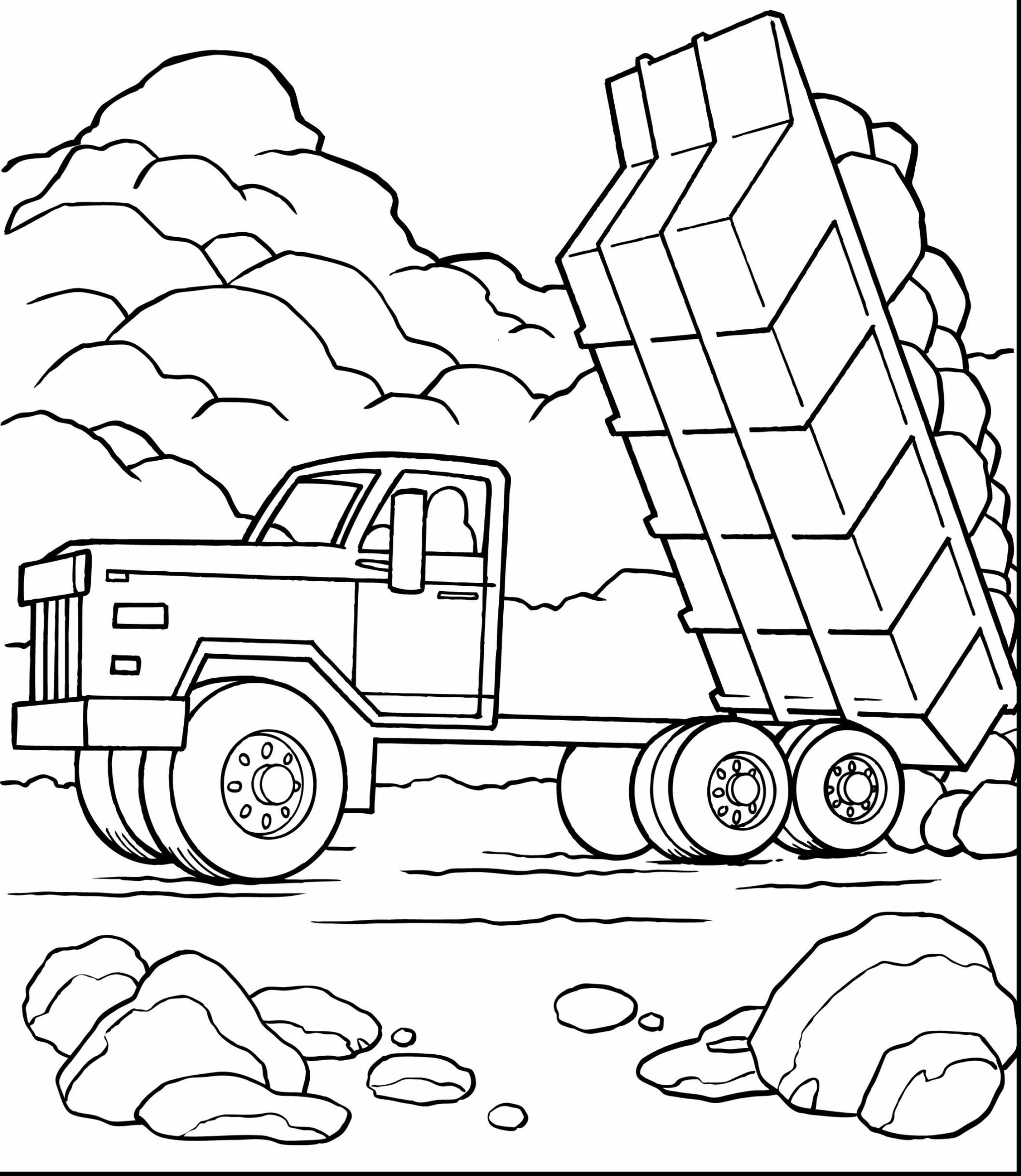 Mack Truck Coloring Pages at Free printable
