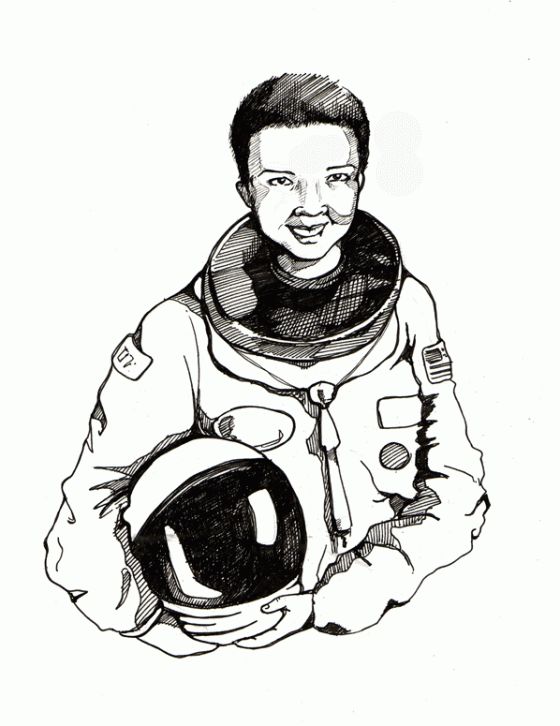 Mae Jemison Coloring Page at Free printable