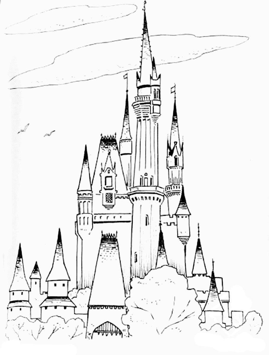 Magic Kingdom Coloring Pages At Getcolorings.com 