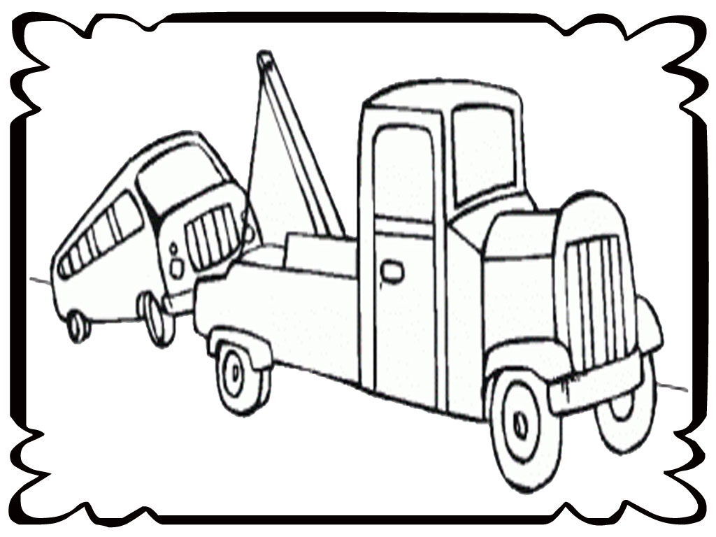 Mail Truck Coloring Page at GetColoringscom Free