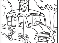 Mail Truck Coloring Page at GetColorings.com | Free ...