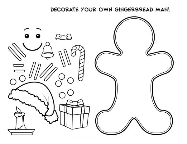 Coll Coloring Pages Gingerbread Man Story Colouring Pages IColor 