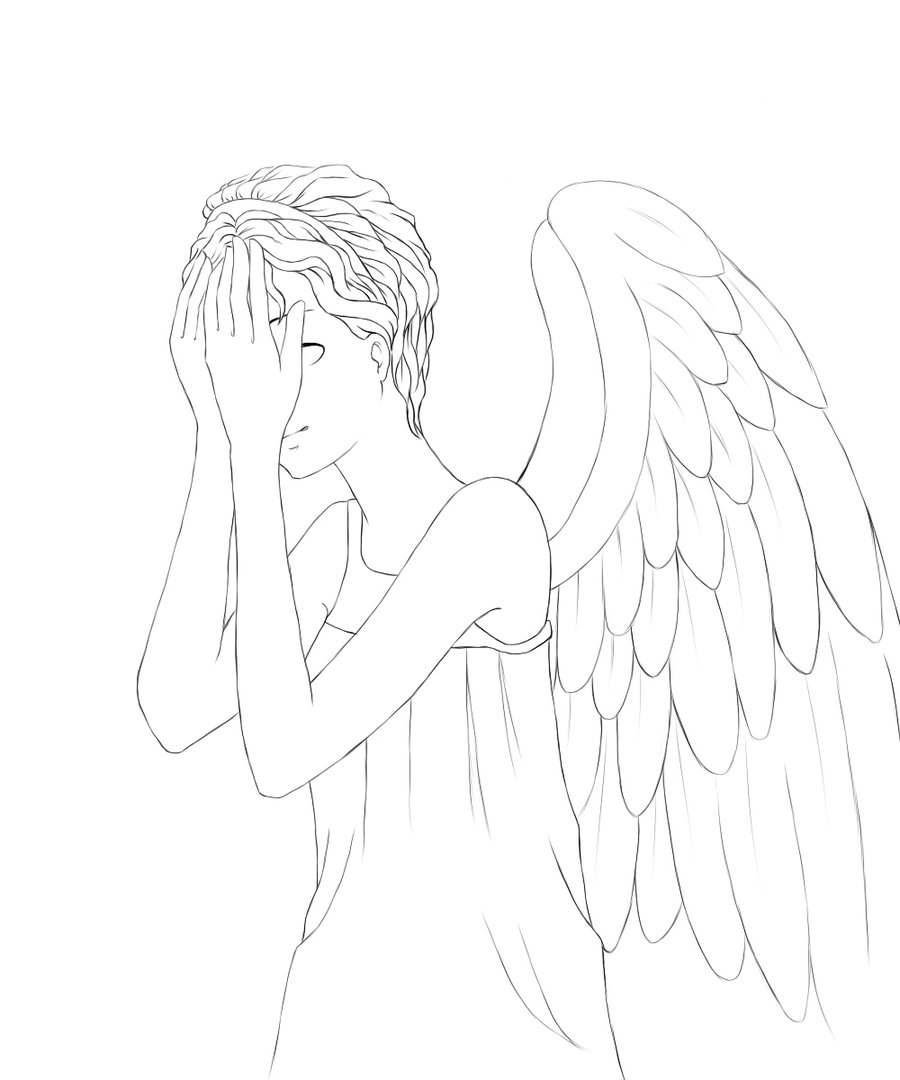 Male Angel Coloring Pages at Free printable