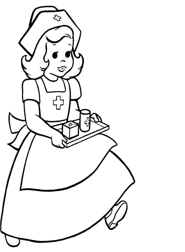 Funny Nurses Coloring Book Coloring Pages